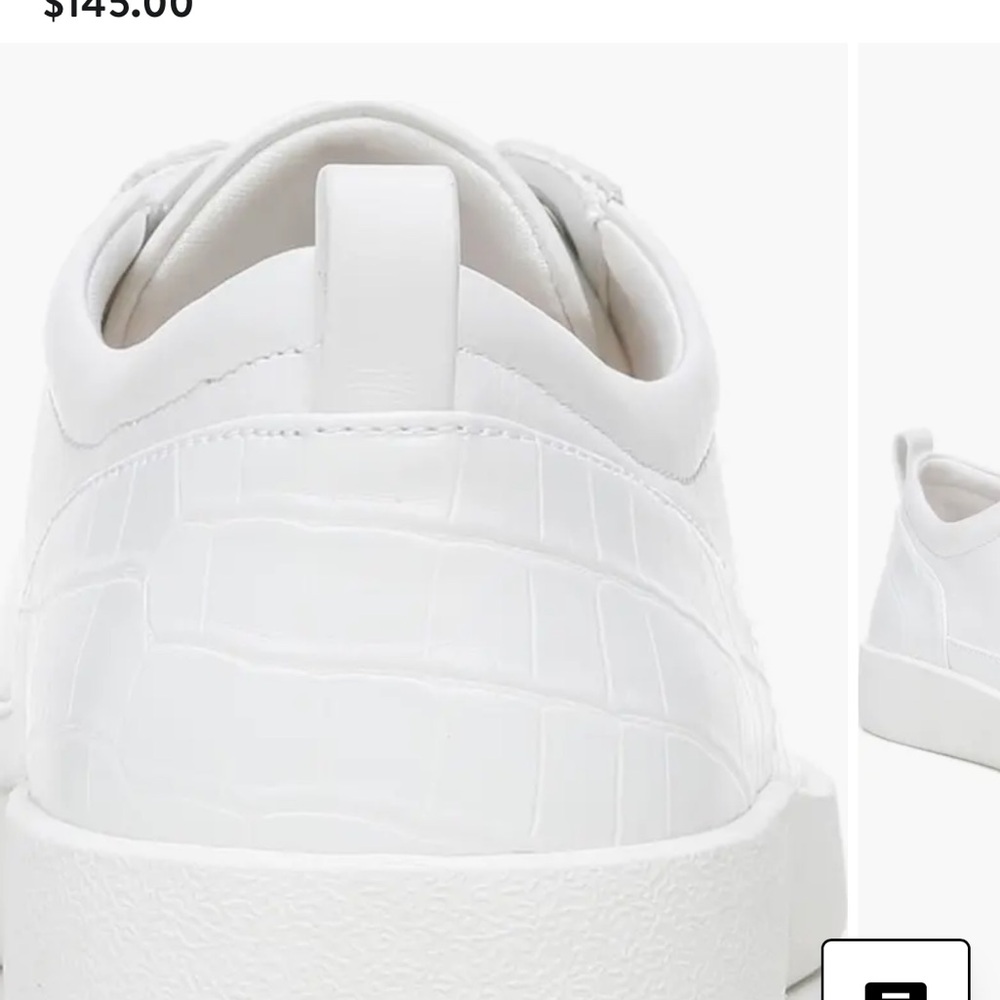 Vionic White Winny Leather Lace-Up Sneaker  NWOT. - Picture 3 of 8